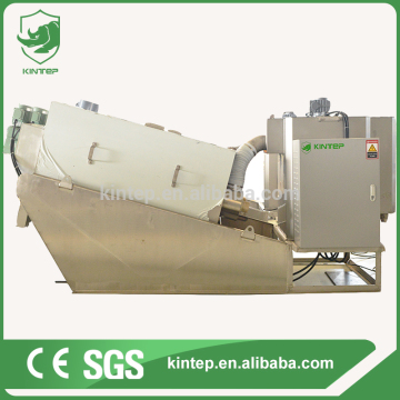 chemical wastewater treatment sludge dewatering press