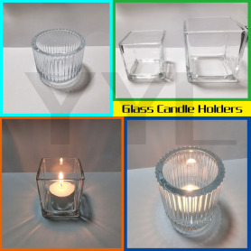 Clear Lilin Cup Container Container Lilin Diy Jar
