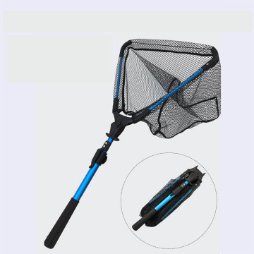 Telescopic Aluminum Alloy Fishing Net Nylon Mesh Trout Catch and Release