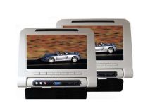 9 Inch Car Hd Led Rca Ir Headrest Monitor / Headrest Mounted Dvd Player With 2 * 1.5w Speakers