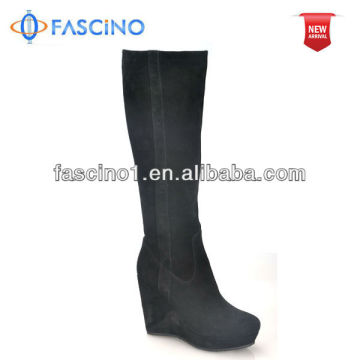 thigh high high heel suede boots for women 2013