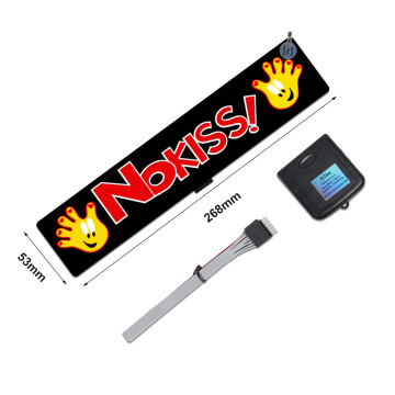 Nokiss LED Light Window Sticker - JDM Night Glowing Car Windshield Sticker