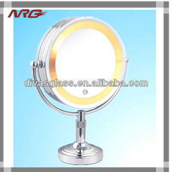 Fogless shower shaving mirror