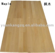 wood flooring-finger-jointed maple solid