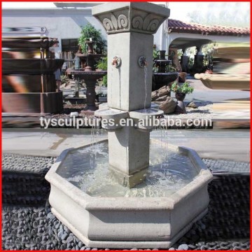 Outdoor hand carved stone drinking sandstone water feature fountains