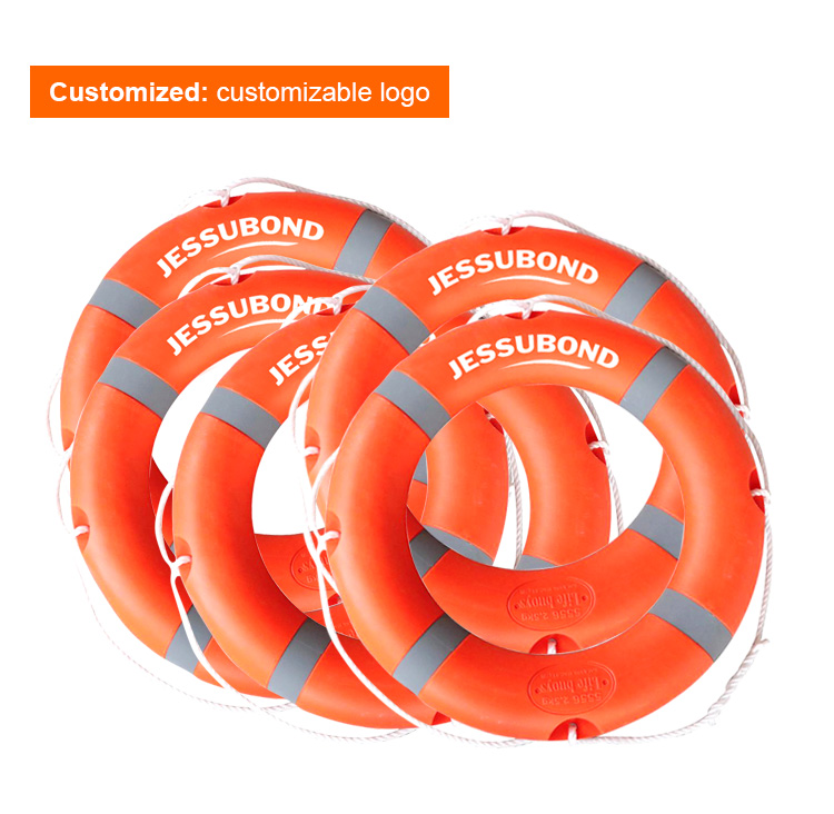 2.5KG Water Safety Products Orange Float Plastic Ring Life Buoy Rescue for Boat