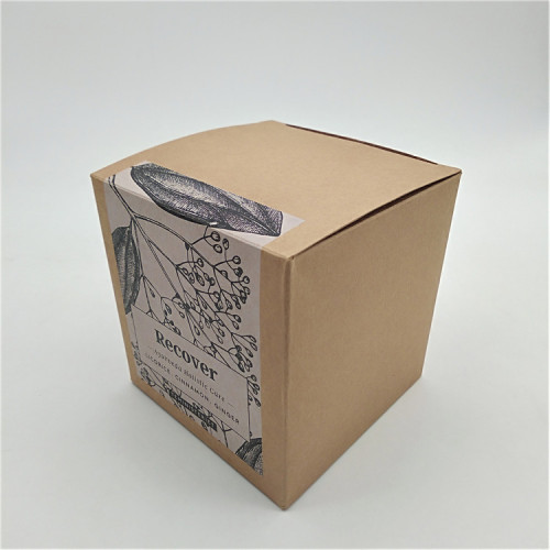Printed Kraft Tea Light Gift boxes