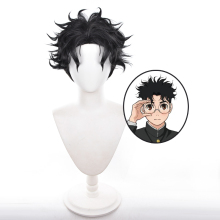 Men's 30cm Short Black Ken Takakura Cosplay Wigs - Dan Da Dan Wholesale