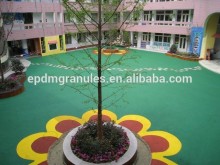 GREEN EPDM RUBBER GRANULS
