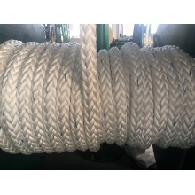 O polipropileno da corda da amarração das cordas da fibra química da 12-Strand, poliéster misturou, corda de nylon