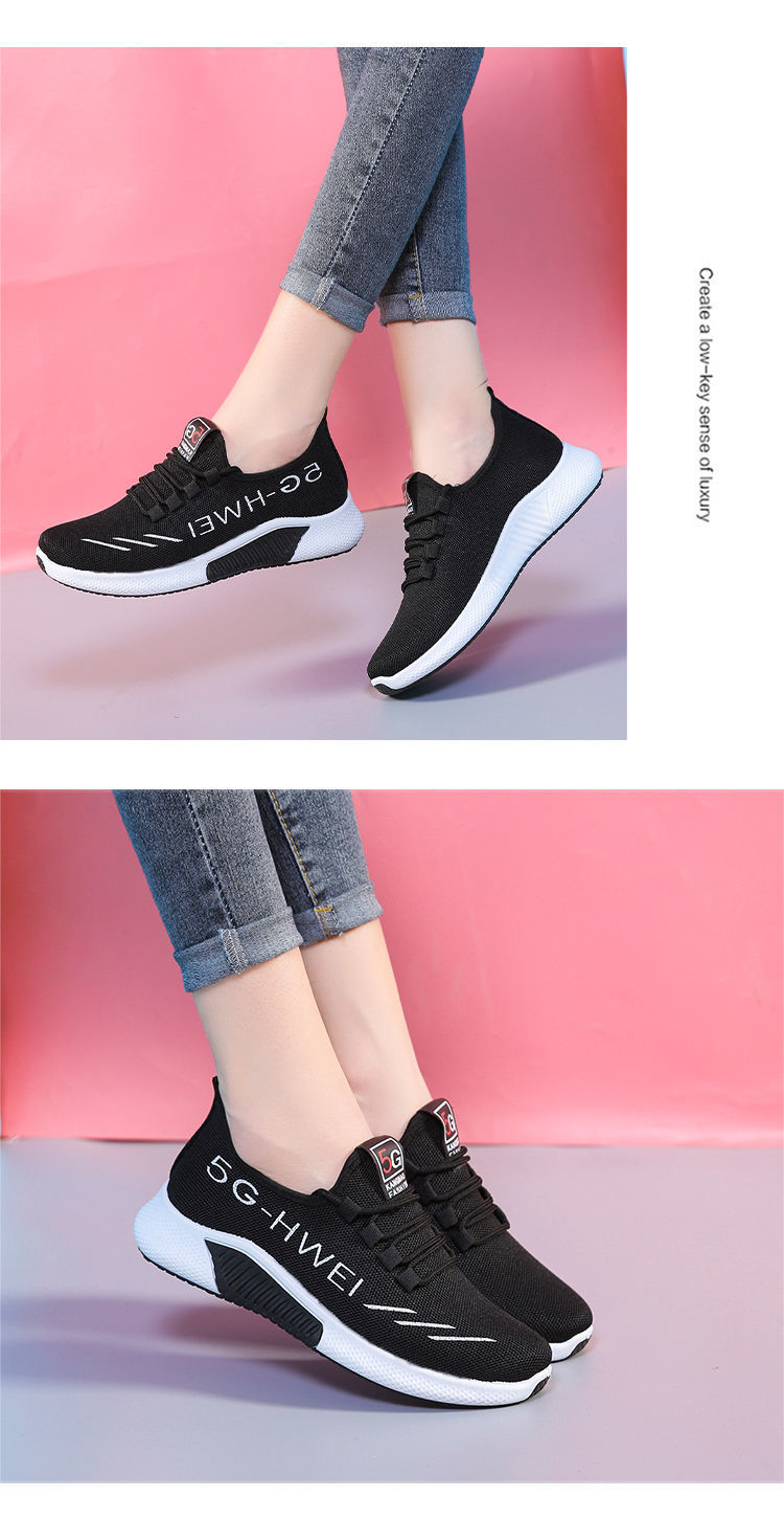 2021 New Fashion High Quality Fashion Comfort Lace-up Women Sneakers Breathable Sport Shoes Female Footwear Running hoes Sports