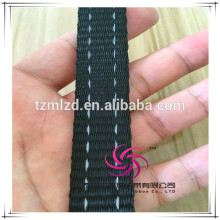 Fluorescent Reflective 2cm nylon webbing With High Reflective Tape