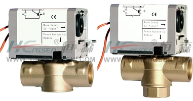 Df-03 Detach Motorized/Motorised Valve, Spring Reture, Zone Valve for Central Heating