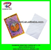 Lovely pumpkin Halloween greeting card
