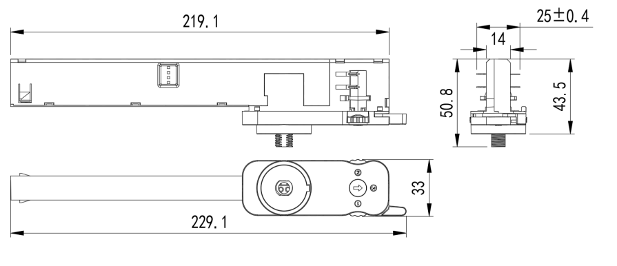 Спецыяльны святлодыёдны драйвер Intrack магутнасцю 30 Вт 30W Special Intrack Led Driver