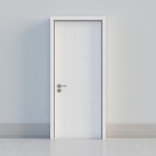 Interior unpainted wooden doors for fire prevention