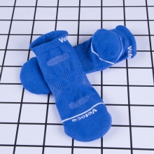 Silver Fiber Anti-Bacterial Terry Moisture Control Anti-Odor Sport Socks