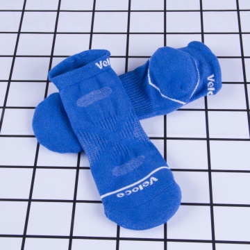 Silver Fiber Anti-Bacterial Terry Moisture Control Anti-Odor Sport Socks