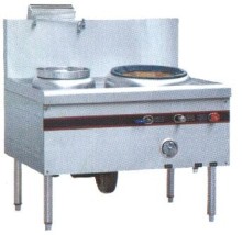 Cooking range, 1-burner & 1-warmer