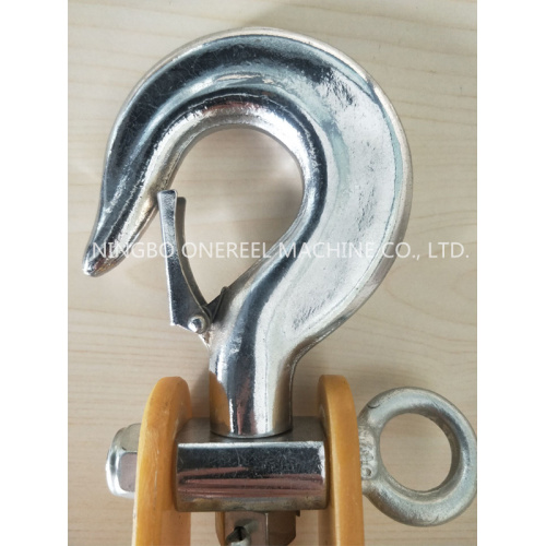 Bloque de acero inoxidable y tackle