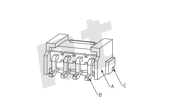 VH3.96mm 90 ° SMT WAFER CONECTOR SERIE