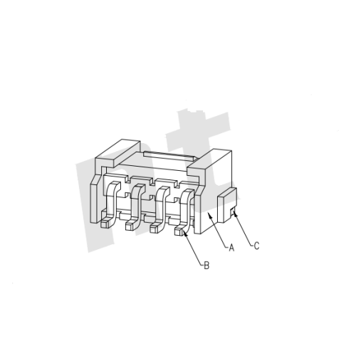 VH3,96 mm 90 ° SMT złącza złącza AW3961RM-NP