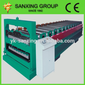 Two Layers Metal Tile Making Machine