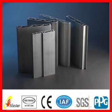 powder coated shape industrial aluminum extrusion profile