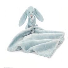 Squeaky Plush Toys: Baby Doudou Comforter Rattle Toy
