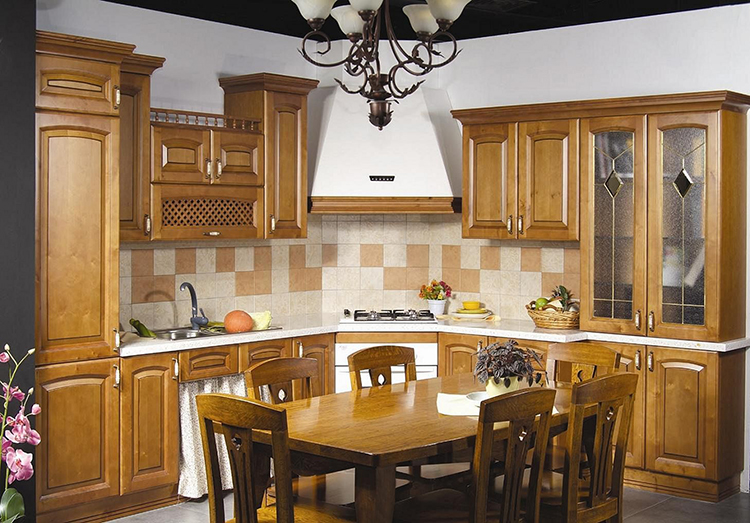 North American Style Kitchen Cabinetry,Hand Carved Cabinets in Kitchen,Quality Wood Kitchen Cabinet Design
