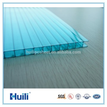 10-year quality guarantee twin wall polycarbonate sheet 8mm UV resistant 2100*5800mm