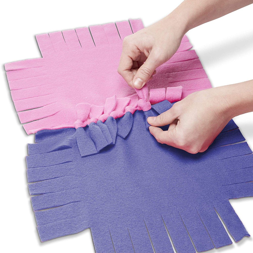 DIY Splicing Bed Cover Multicolor hand-stitched blanket