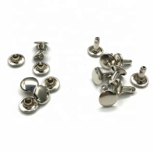 China Manufacturer Metal Flat Cap Double Cap Rivet 9mm Stud for Leather