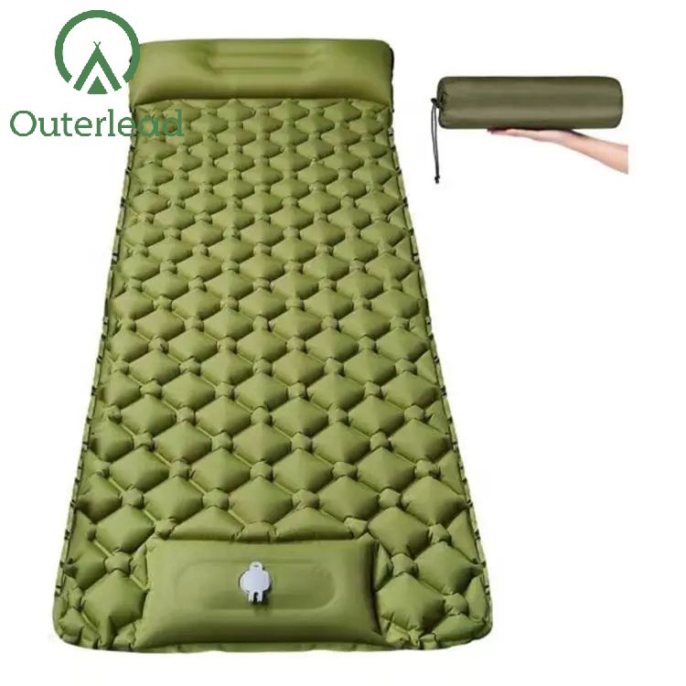 Foot Type Quick Inflatable Camping Folding Inflatable Bed