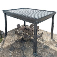 Custom Electric Sunshade for Villa Courtyard and Small House Pavilions