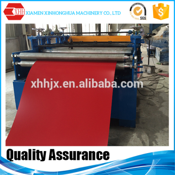 Metal sheet flattening cutting machine flattening slitting steel plate machine