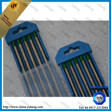 WP tungsten electrod welding rod green color