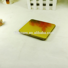 Fashion with hinged packing box metal tin cigarette can