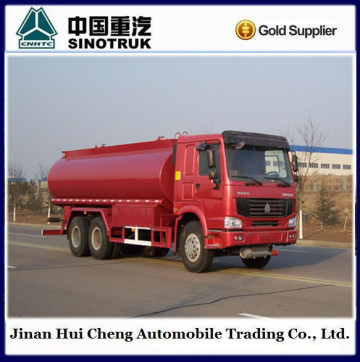 6x4 HOWO 371hp 22000 liters fuel tank truck for sale