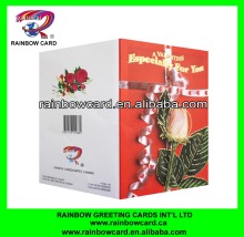 Beautiful roses manual valentine's day CARDS