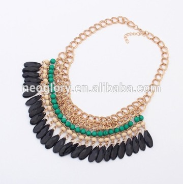 Exaggerated Romantic Bohemia Style Acrylic Necklaces Alloy Wholesale New Arrival