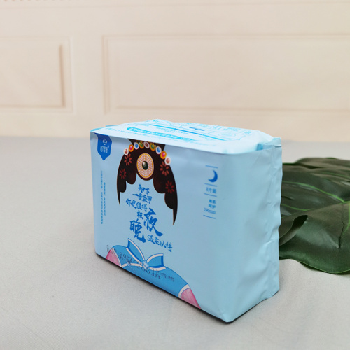 Overnight Biodegradable dan Bernapas Sanitary Napkin, Menstrual Pad, Pembalut buatan Korea