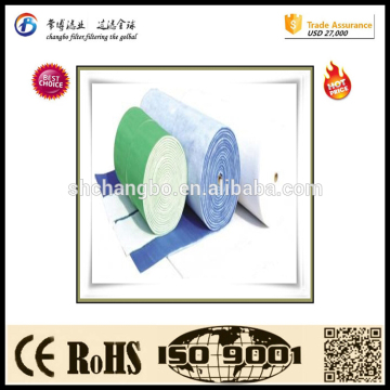 blue white polyester air purifer filter and projector filter media