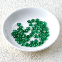 High Quality Green Agate Fat Water Drop Shaped