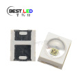 Longitud de onda de 550 nm 2835 lente de domo SMD LED de 60 grados