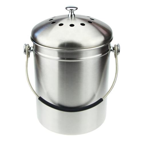 Stainless Steel Double Wall Compost Pail