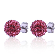 Disco Shamballa Ball Earrings Paved Crystal earrings