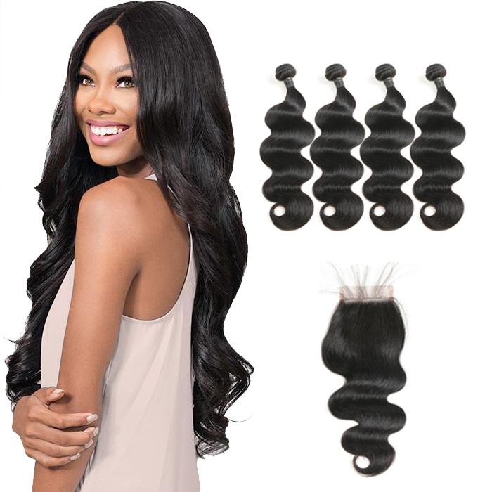 Wholesale virgin factory price 10a brazilian hair,deep water wave full lace frontal closure with bundles