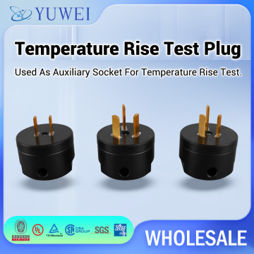 IEC60884 Temperature Rise Test Plug GB6A GB10A GB16A Brass Pins
