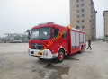 6ton Ukuran Dongfeng Fire Truck Euro4